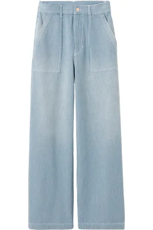 Claudie Pierlot Striped straight-leg trousers