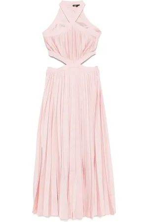 Maje Pliss??-effect maxi skirt
