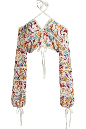 Etro Paisley-macram?? top