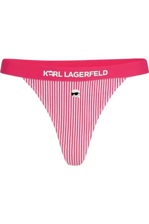 Karl Lagerfeld Ikon striped thong