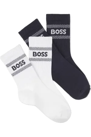 HUGO BOSS Logo-jacquard socks (pack of two)