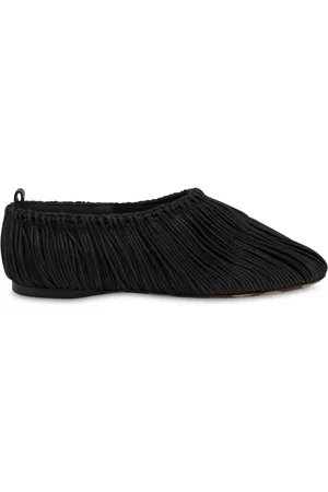 Moschino Cotton-blend ballerina shoes