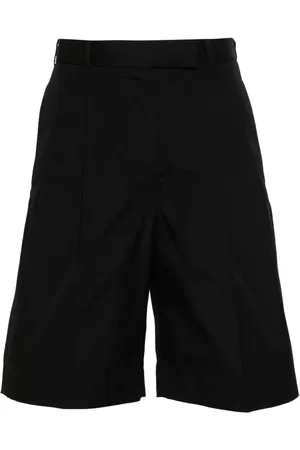 Thom Browne High-waisted double-pleat shorts