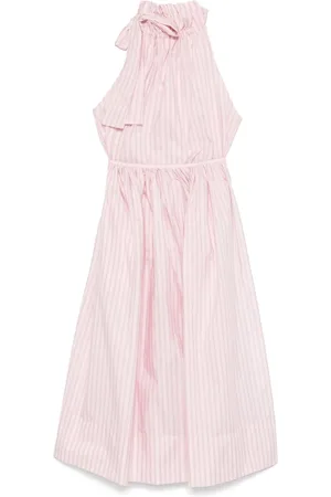Serafini Striped maxi dress