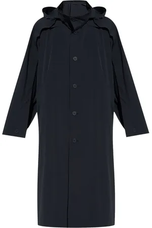 Issey Miyake Wing stand-collar hooded coat
