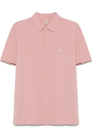 C.P. Company Logo-patch polo shirt