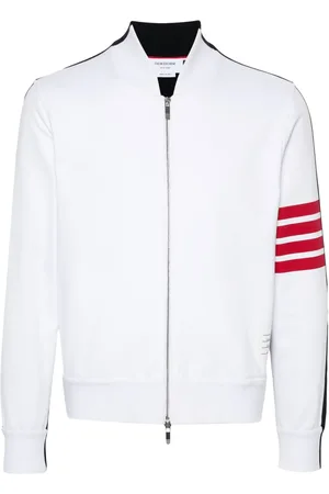 Thom Browne 4-Bar cotton bomber jacket