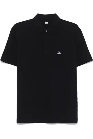 C.P. Company Logo-patch polo shirt