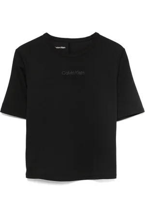 Calvin Klein Raised-logo performance T-shirt