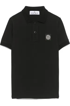 Stone Island Compass-motif polo shirt