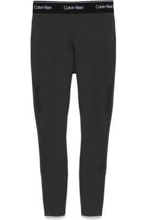 Calvin Klein Logo-waistband performance leggings