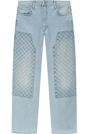MISBHV Monogram-pattern jeans