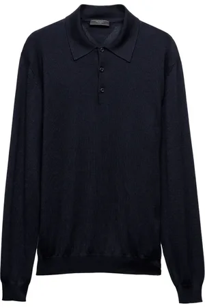 Prada Triangle-logo polo shirt