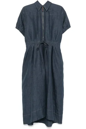 Brunello Cucinelli Denim maxi dress
