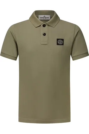 Stone Island Compass-motif polo shirt