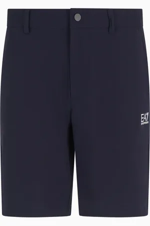 EA7 Logo-print bermuda shorts