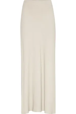 Brunello Cucinelli Bias-cut maxi skirt