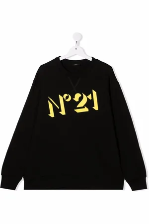 Nº21 TEEN logo-print cotton sweatshirt