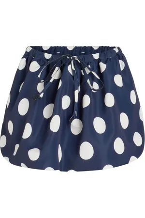 Patou Puffy faille mini skirt
