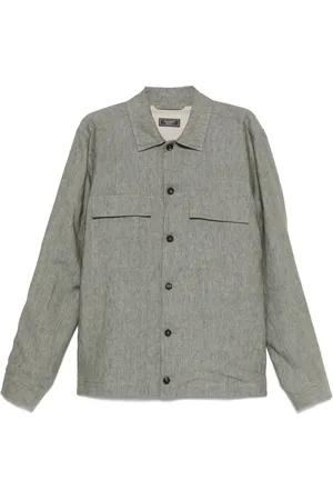 PESERICO SIGN M??lange-effect shirt jacket