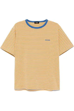 We11 Done Logo striped T-shirt