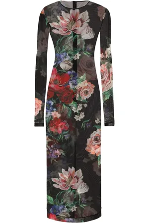 Dolce & Gabbana Floral-print midi dress