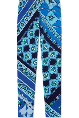 PUCCI Junior Festa Print leggings
