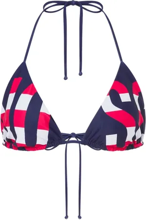 Moschino Logo-print bikini top