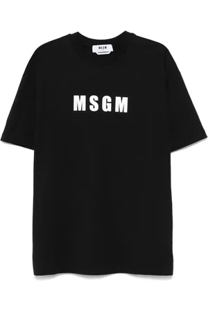 Msgm Logo-print cotton T-shirt
