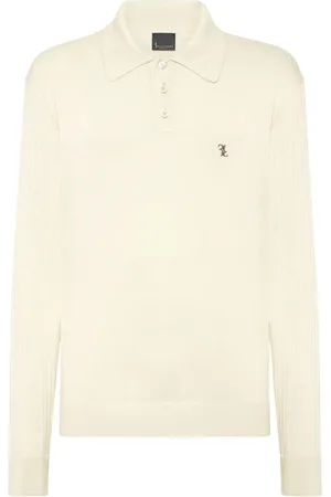 BILLIONAIRE Logo-plaque polo shirt