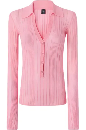 Pinko Ribbed polo top