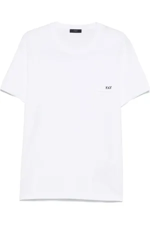 FAY Logo-embroidered T-shirt