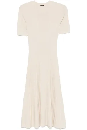 Joseph Fine-ribbed midi dress