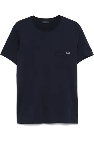 FAY Logo-embroidered T-shirt