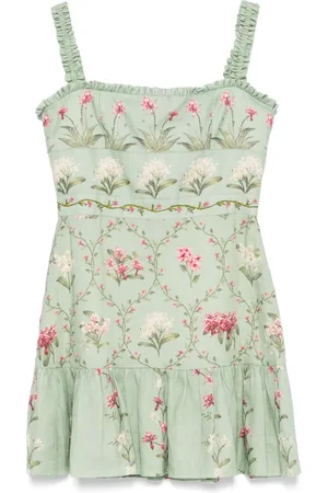 Agua Bendita Nieve Orquidea mini dress