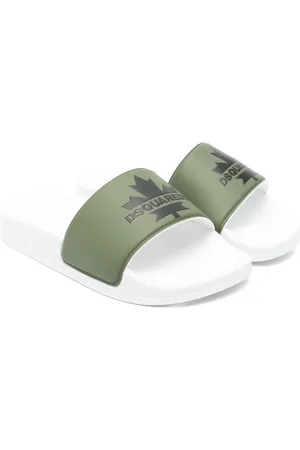Dsquared2 Maple leaf-motif slides