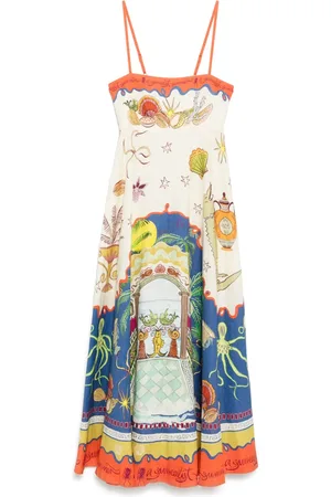 ALÉMAIS Surrealist Summer maxi dress