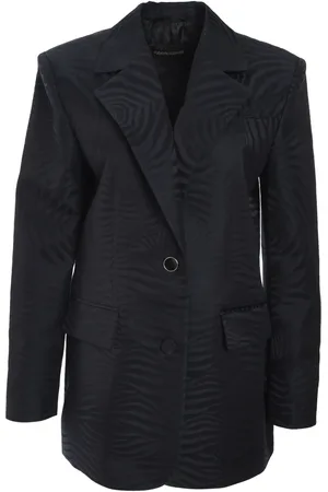 Roberto Cavalli Devor??-effect blazer