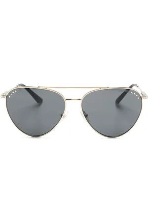 Jimmy Choo Crystal-embellished pilot-frame sunglasses