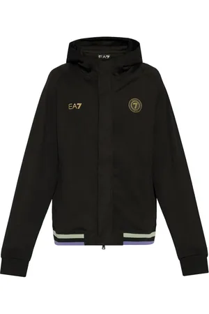 EA7 Logo-print jacket