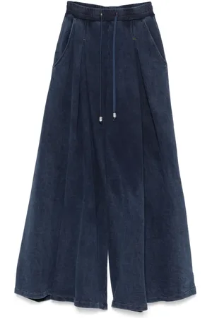 GIUSEPPE DI MORABITO Washed-effect cotton trousers