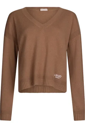 Liu Jo Logo-embroidered sweater