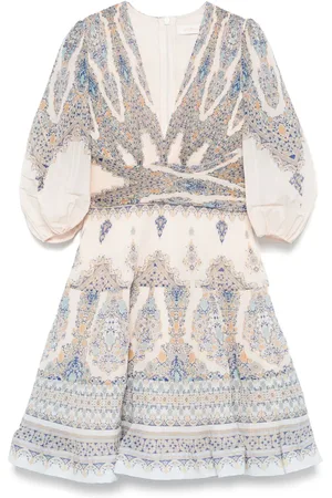 ZIMMERMANN Pleated mini dress