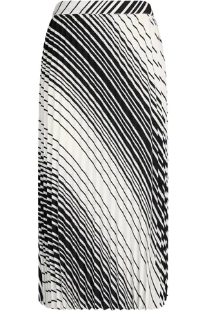 Liu Jo Pleated striped skirt
