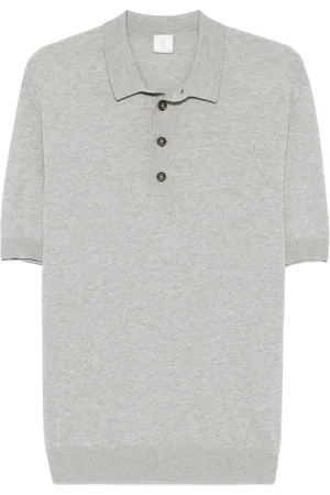ELEVENTY M??lange-effect polo shirt