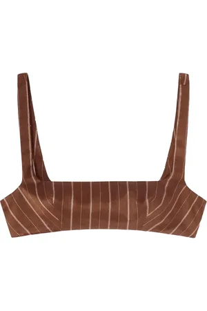 ERMANNO SCERVINO Striped cropped top