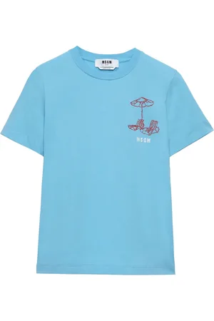 Msgm Embroidered-motif T-shirt