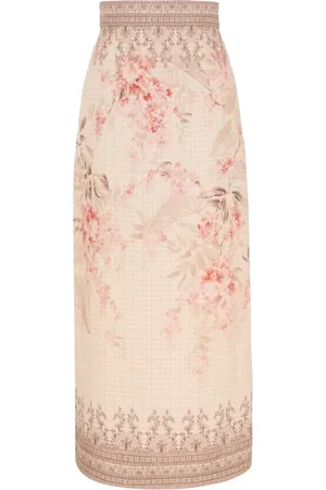 ZIMMERMANN Illuminate pencil midi skirt