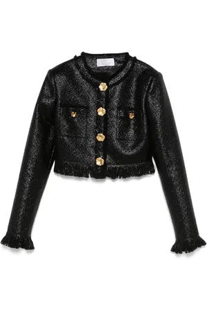 GIUSEPPE DI MORABITO Boucl?? cropped jacket