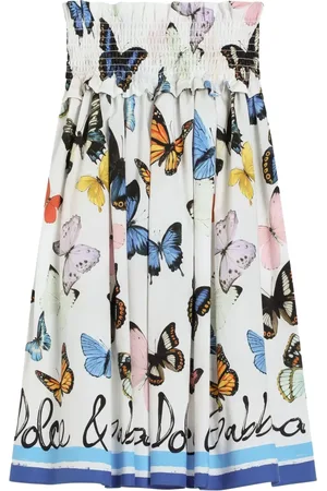 Dolce & Gabbana Graphic-print midi skirt
